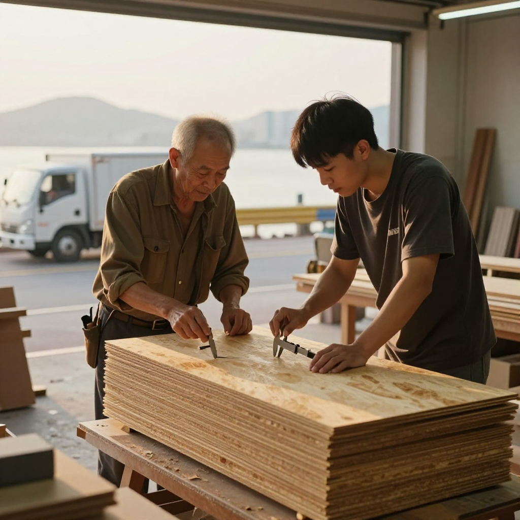 九龍灣工場驗板搶料（AI生成示意圖）